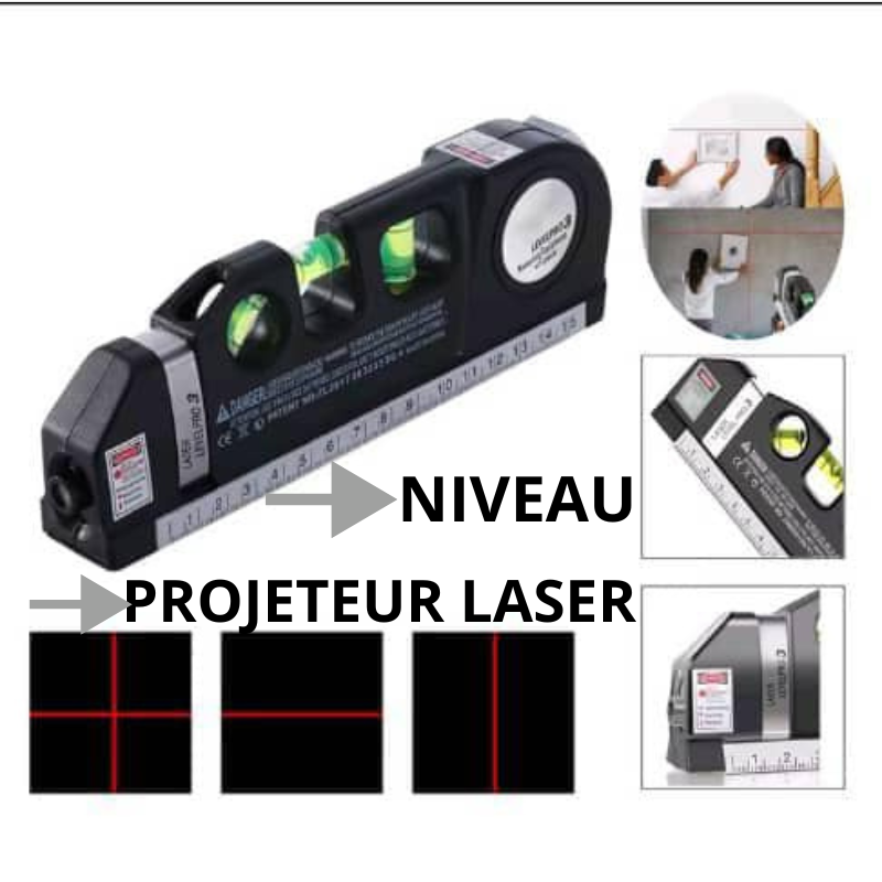 Télémètre laser-règle de mesure de distance de haute précision 3 EN 1