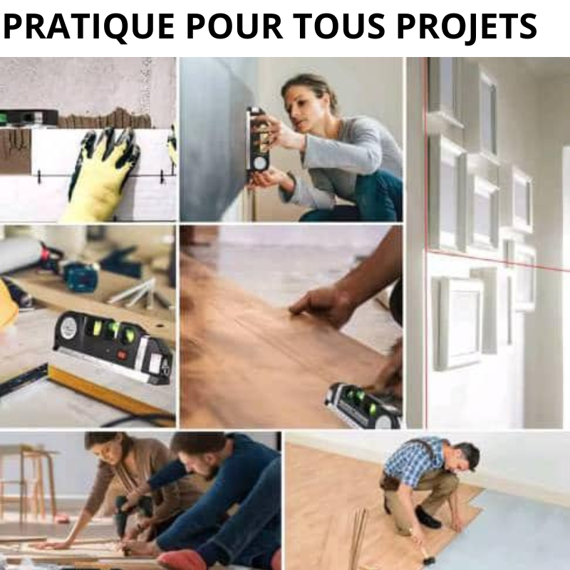 Télémètre laser-règle de mesure de distance de haute précision 3 EN 1